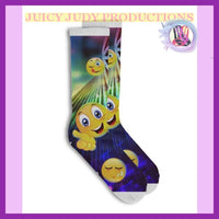 Juicy Judy Sock Collection | Juicy Judy Emoji Delique Sock / juicy-judy-emoji-delique-sock-productions-wichita-kansas-collection - $19.99: