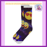 Juicy Judy Sock Collection | Juicy Judy Emoji Delique Sock / juicy-judy-emoji-delique-sock-productions-wichita-kansas-collection - $19.99: