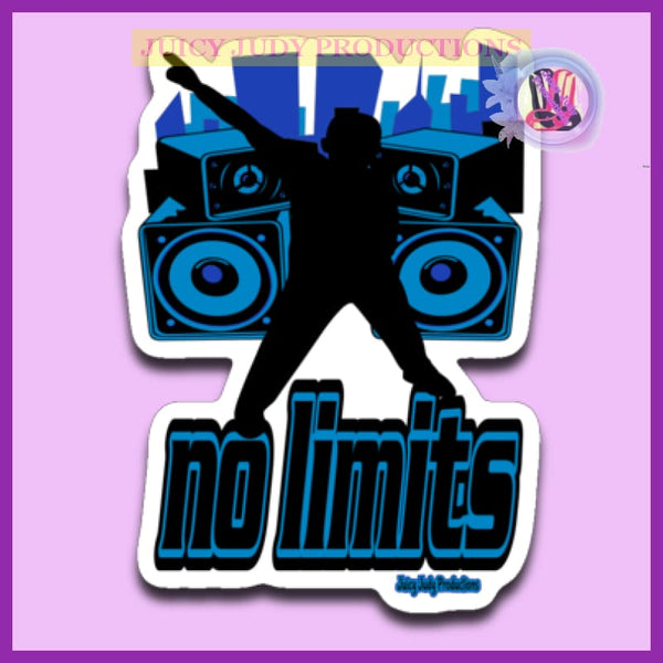 | Juicy Judy No Limits Blue Decal / juicy-judy-no-limits-blue-decal - $5.00: juicyjudyproductions.myshopify.com